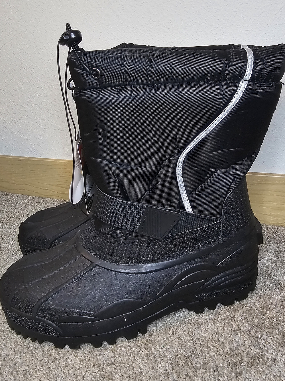 Ozark Trail Black Men's Insulated Winter Boots